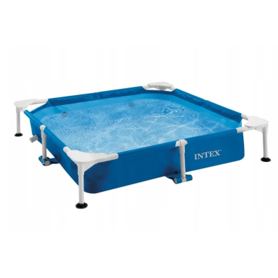 Каркасный бассейн Intex 48402 152х152х30см для животных, фил.-насос 1136л/ч, скиммер, тент, уп.1